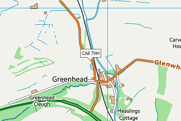 CA8 7HH map - OS VectorMap District (Ordnance Survey)