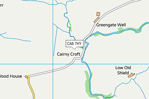 CA8 7HY map - OS VectorMap District (Ordnance Survey)