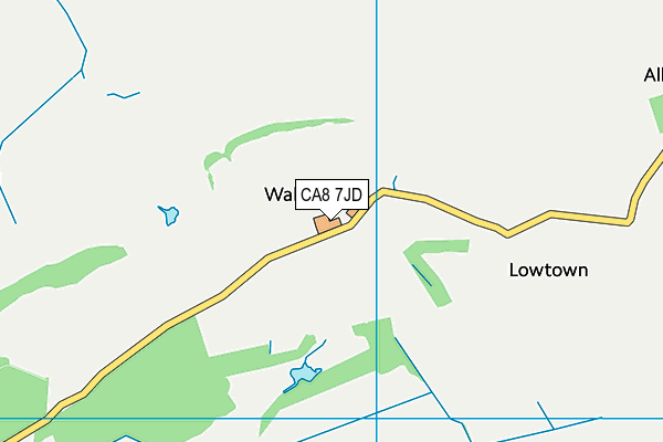 CA8 7JD map - OS VectorMap District (Ordnance Survey)