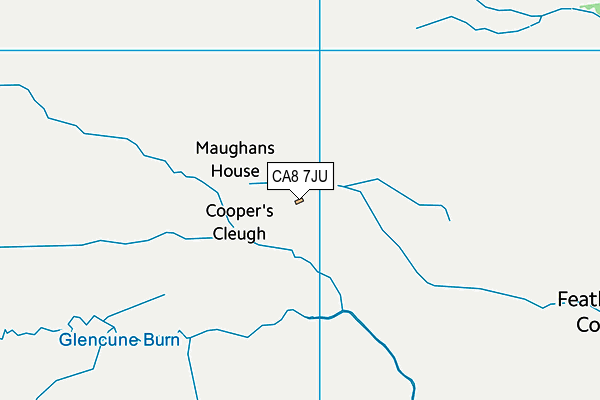 CA8 7JU map - OS VectorMap District (Ordnance Survey)