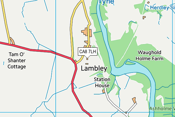 CA8 7LH map - OS VectorMap District (Ordnance Survey)