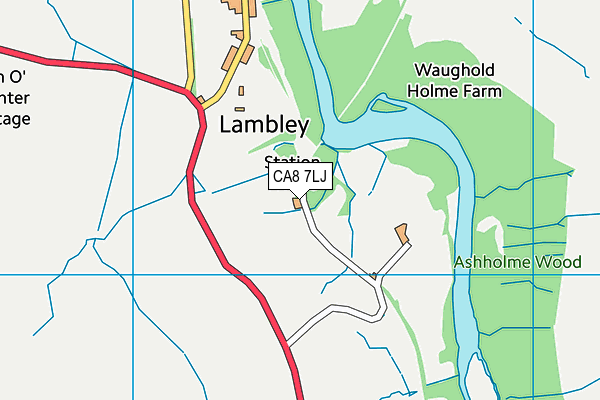 CA8 7LJ map - OS VectorMap District (Ordnance Survey)