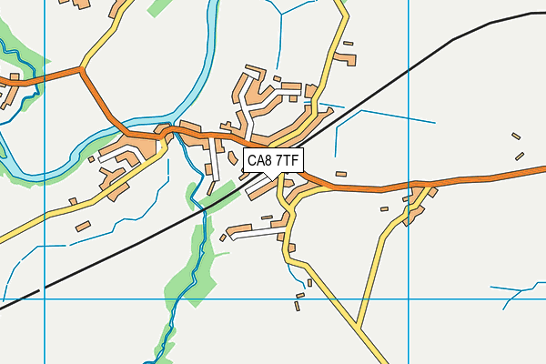CA8 7TF map - OS VectorMap District (Ordnance Survey)