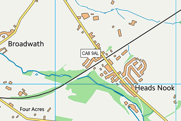 CA8 9AL map - OS VectorMap District (Ordnance Survey)