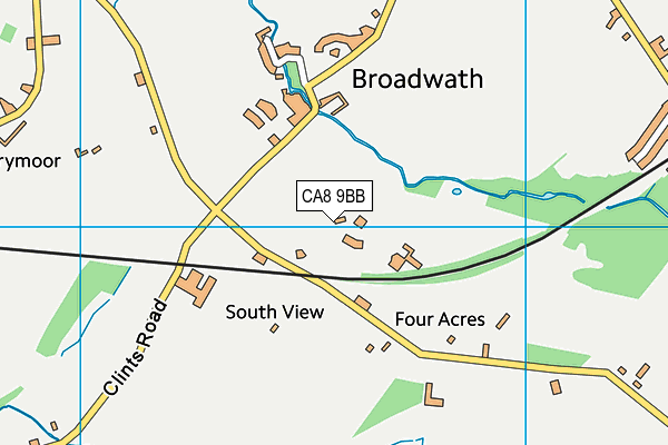 CA8 9BB map - OS VectorMap District (Ordnance Survey)