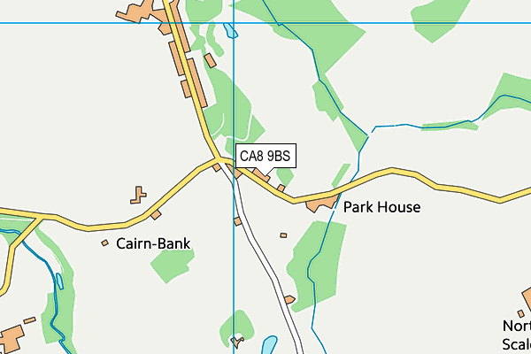 CA8 9BS map - OS VectorMap District (Ordnance Survey)