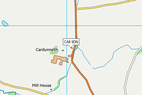 CA8 9DN map - OS VectorMap District (Ordnance Survey)