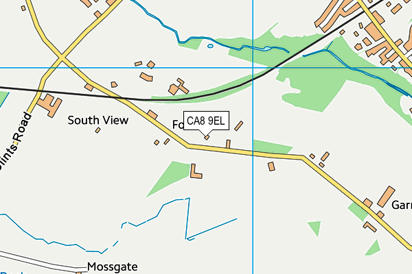 CA8 9EL map - OS VectorMap District (Ordnance Survey)