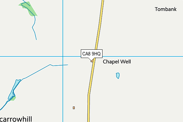CA8 9HQ map - OS VectorMap District (Ordnance Survey)