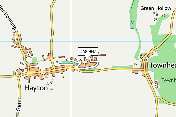 CA8 9HZ map - OS VectorMap District (Ordnance Survey)