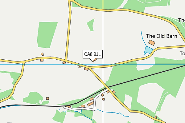 CA8 9JL map - OS VectorMap District (Ordnance Survey)