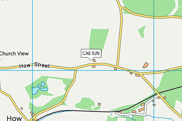 CA8 9JN map - OS VectorMap District (Ordnance Survey)