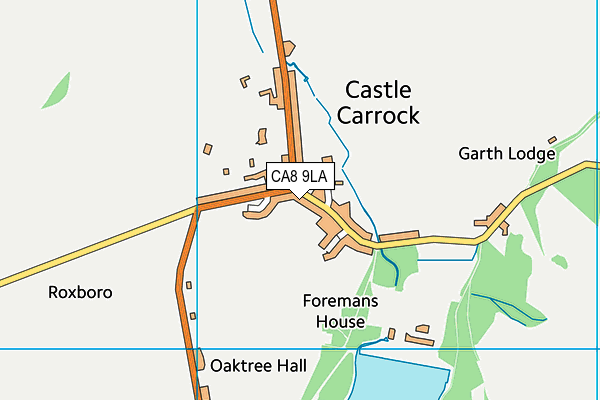 CA8 9LA map - OS VectorMap District (Ordnance Survey)