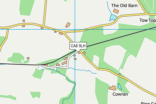 CA8 9LH map - OS VectorMap District (Ordnance Survey)