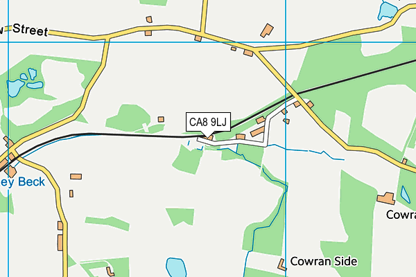 CA8 9LJ map - OS VectorMap District (Ordnance Survey)