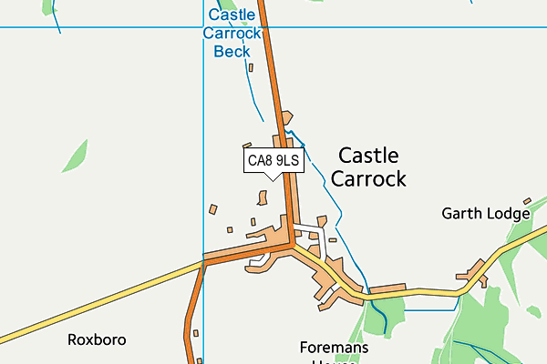 CA8 9LS map - OS VectorMap District (Ordnance Survey)