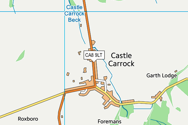 CA8 9LT map - OS VectorMap District (Ordnance Survey)