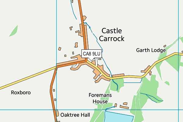 Castle Carrock School map (CA8 9LU) - OS VectorMap District (Ordnance Survey)