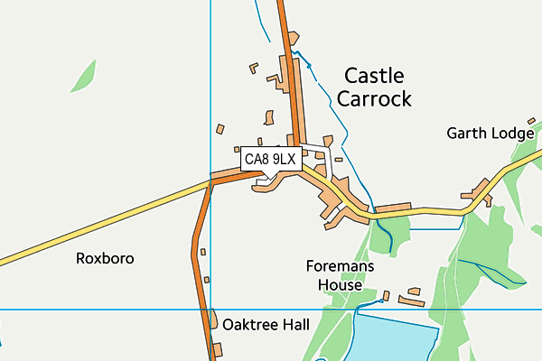 CA8 9LX map - OS VectorMap District (Ordnance Survey)