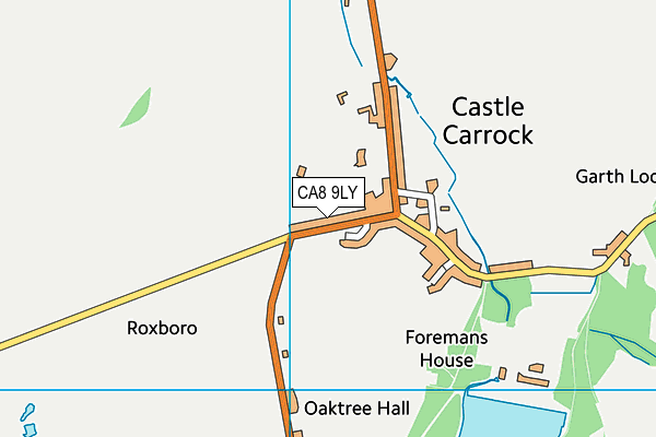 CA8 9LY map - OS VectorMap District (Ordnance Survey)