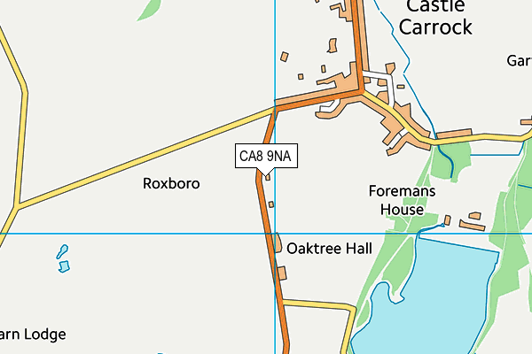 CA8 9NA map - OS VectorMap District (Ordnance Survey)