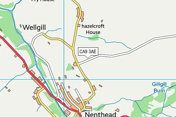 CA9 3AE map - OS VectorMap District (Ordnance Survey)
