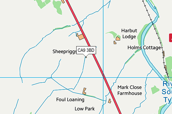 CA9 3BD map - OS VectorMap District (Ordnance Survey)