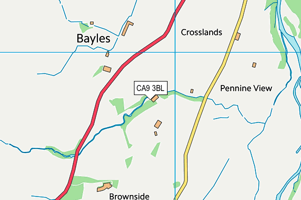 CA9 3BL map - OS VectorMap District (Ordnance Survey)