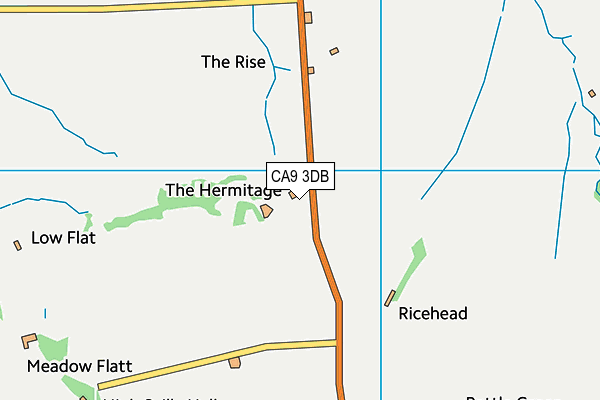 Alston Moor Golf Club map (CA9 3DB) - OS VectorMap District (Ordnance Survey)