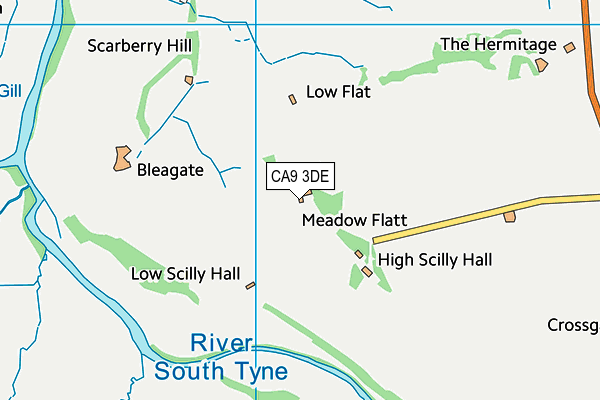 CA9 3DE map - OS VectorMap District (Ordnance Survey)