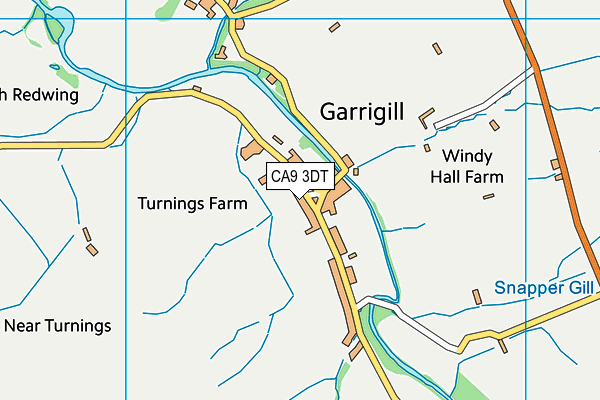 CA9 3DT map - OS VectorMap District (Ordnance Survey)