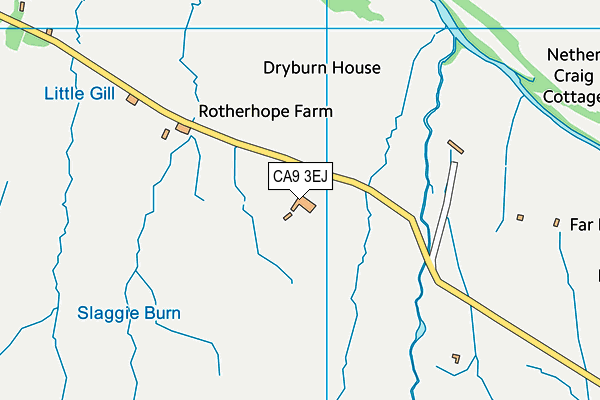 CA9 3EJ map - OS VectorMap District (Ordnance Survey)