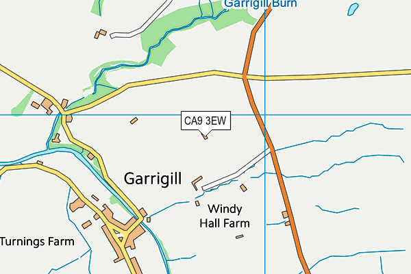 CA9 3EW map - OS VectorMap District (Ordnance Survey)