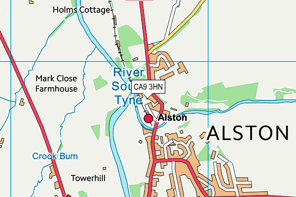 CA9 3HN map - OS VectorMap District (Ordnance Survey)