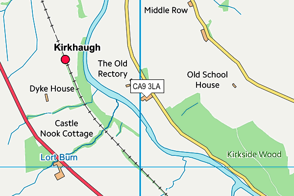 CA9 3LA map - OS VectorMap District (Ordnance Survey)