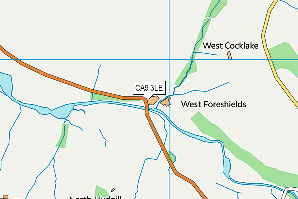 CA9 3LE map - OS VectorMap District (Ordnance Survey)