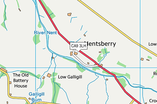 CA9 3LH map - OS VectorMap District (Ordnance Survey)