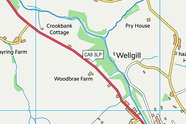 CA9 3LP map - OS VectorMap District (Ordnance Survey)