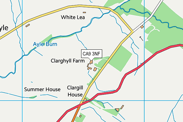 CA9 3NF map - OS VectorMap District (Ordnance Survey)