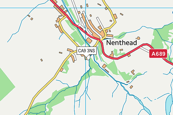 CA9 3NS map - OS VectorMap District (Ordnance Survey)