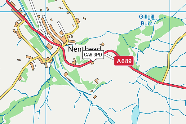 CA9 3PD map - OS VectorMap District (Ordnance Survey)