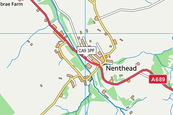 CA9 3PF map - OS VectorMap District (Ordnance Survey)