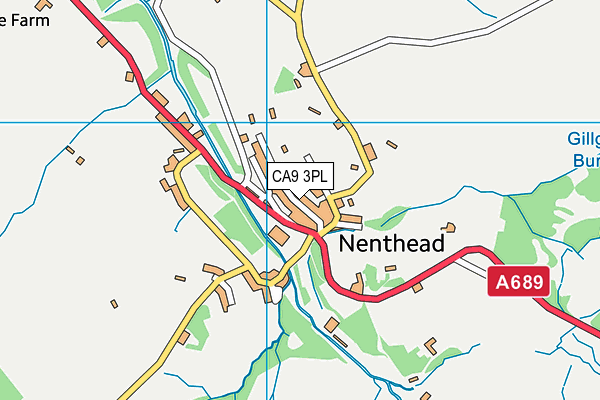 CA9 3PL map - OS VectorMap District (Ordnance Survey)