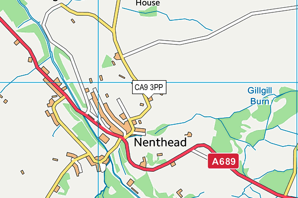 CA9 3PP map - OS VectorMap District (Ordnance Survey)