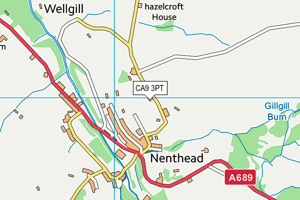 CA9 3PT map - OS VectorMap District (Ordnance Survey)