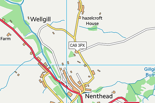 CA9 3PX map - OS VectorMap District (Ordnance Survey)