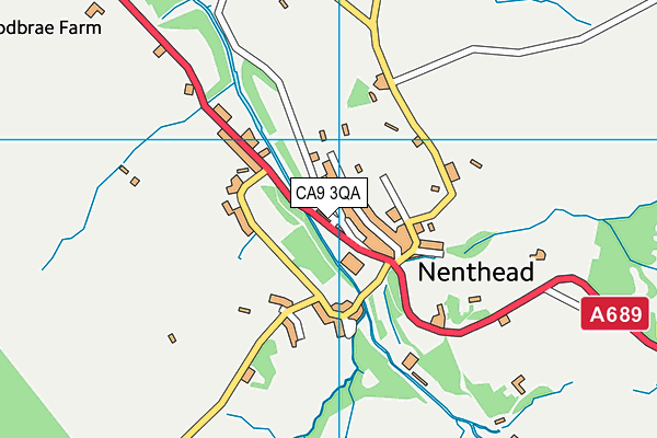 CA9 3QA map - OS VectorMap District (Ordnance Survey)