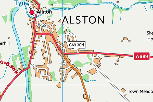 CA9 3SN map - OS VectorMap District (Ordnance Survey)