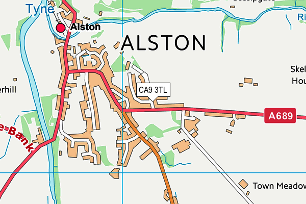 CA9 3TL map - OS VectorMap District (Ordnance Survey)