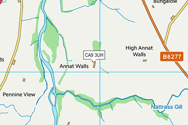 CA9 3UH map - OS VectorMap District (Ordnance Survey)